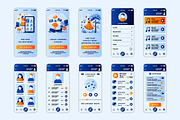 Mobile App UI Kit Template, a Templates & Theme by alexdndz (Thumbnail 15 of 21)