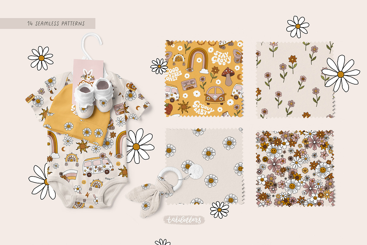Groovy baby collection, an Animal Illustration by tatiletters (Photo 7 of 9)