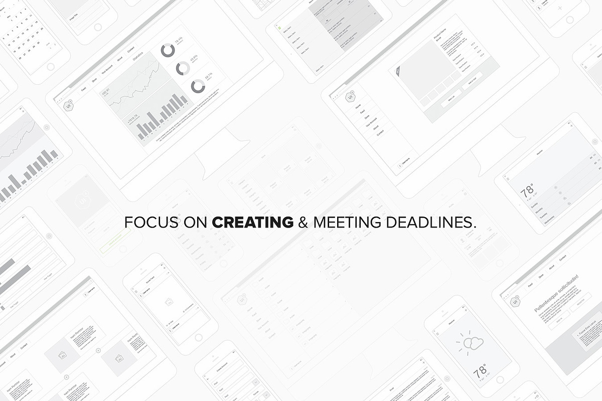 Wireframe Kit - V2, a Templates & Theme by UI8 (Photo 7 of 7)