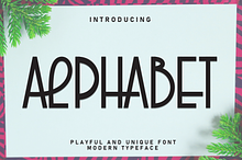 Alphabet | Script Font