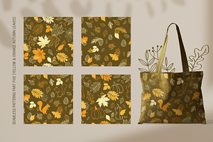 Autumn Seamless Patterns