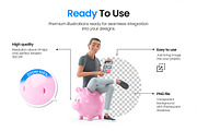 Character Man – Set of 50 Poses, a Person Illustration by 3DMask (Thumbnail 2 of 6)
