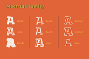 Rocher : layered font family, a Font by Harbor Type (Thumbnail 5 of 9)