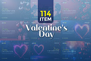 Valentine's Day Template Bundle, a Social Media Template by gstudiovect21 (Thumbnail 1 of 3)