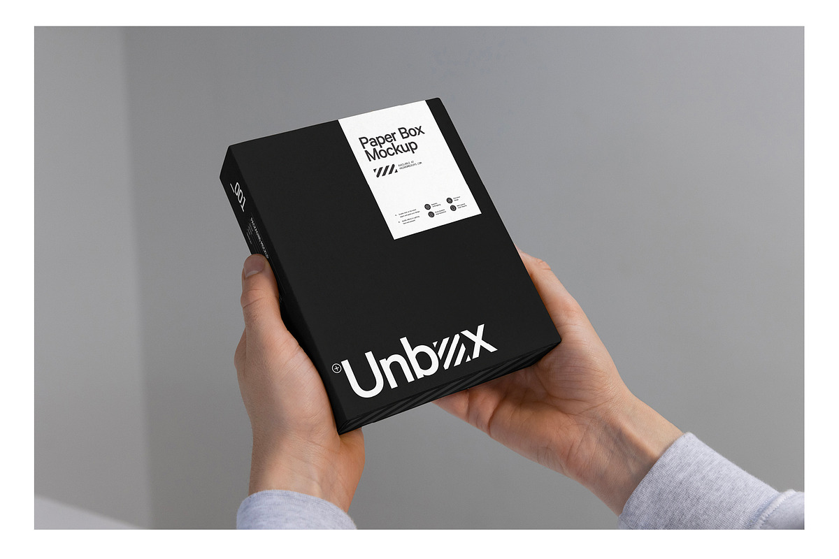 Cardboard Box Mockup, a Pens & Pencil Mockup by HAZARD MOCKUPS (Photo 5 of 9)