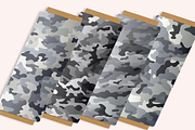 Gray Camouflage Seamless Patterns, a Pattern Graphic by PrintablesByFranklyn (Thumbnail 4 of 10)