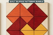 Geometric Barn Quilt Block Patterns, a Pattern Graphic by AtacanDigital (Thumbnail 18 of 19)
