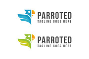 Parrot Logo Template, a Branding & Logo Template by emotions76 (Thumbnail 3 of 3)