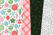 Seamless Christmas Digital Bundle, a Pattern Graphic by Paper Starr Studio (Thumbnail 3 of 6)