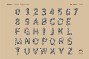 Shapes - Raster display font, a Font by Da_Noob Design co. (Thumbnail 2 of 2)
