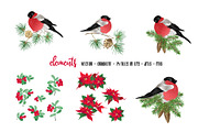 Christmas Wreath Elements Set, an Object Graphic by Elen-Lane (Thumbnail 5 of 6)