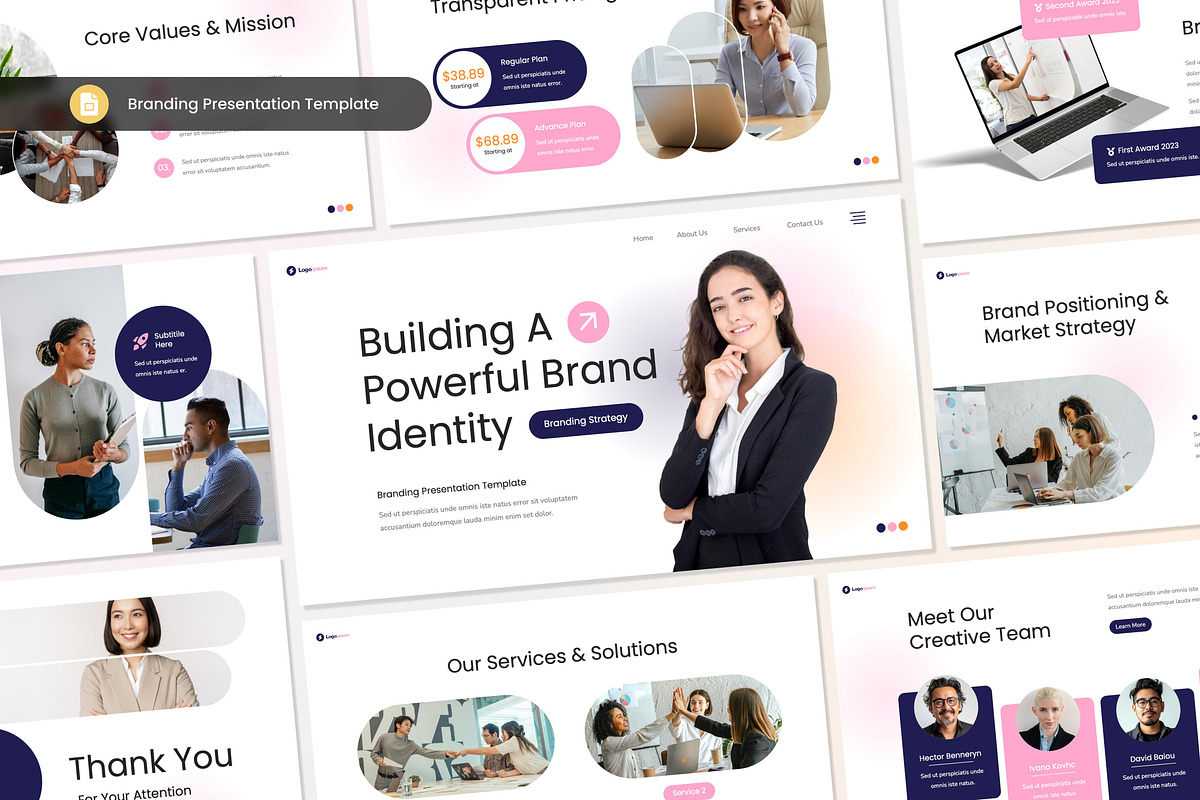 Branding Presentation Slides, a Presentation Template by Antstheme (Photo 1 of 2)