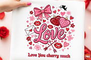 Love You Cherry much PNG, an Illustration by SinaCreation (Thumbnail 1 of 11)