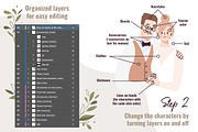 Wedding Portrait Creator, a Person Illustration by Frizenasya (Thumbnail 3 of 14)