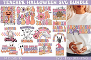 Teacher Halloween SVG Bundle PNG, an Illustration by Freeling Design House (Thumbnail 1 of 4)