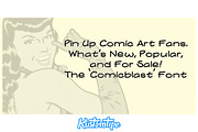 Comicblast, a Font by Kustomtype (Thumbnail 7 of 10)