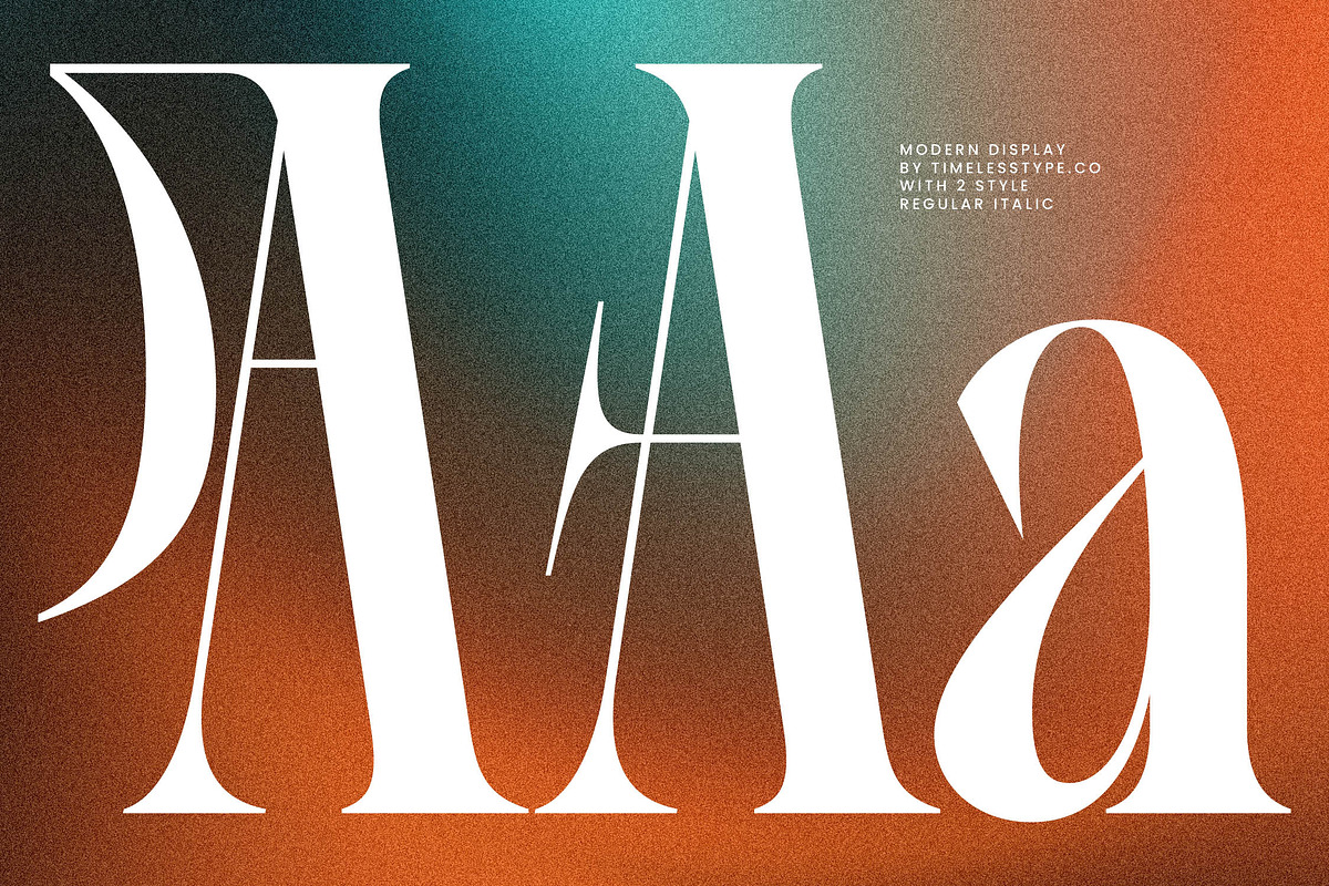 Angalter Modern Display Serif, a Script Font by timelesstype.co (Photo 9 of 20)