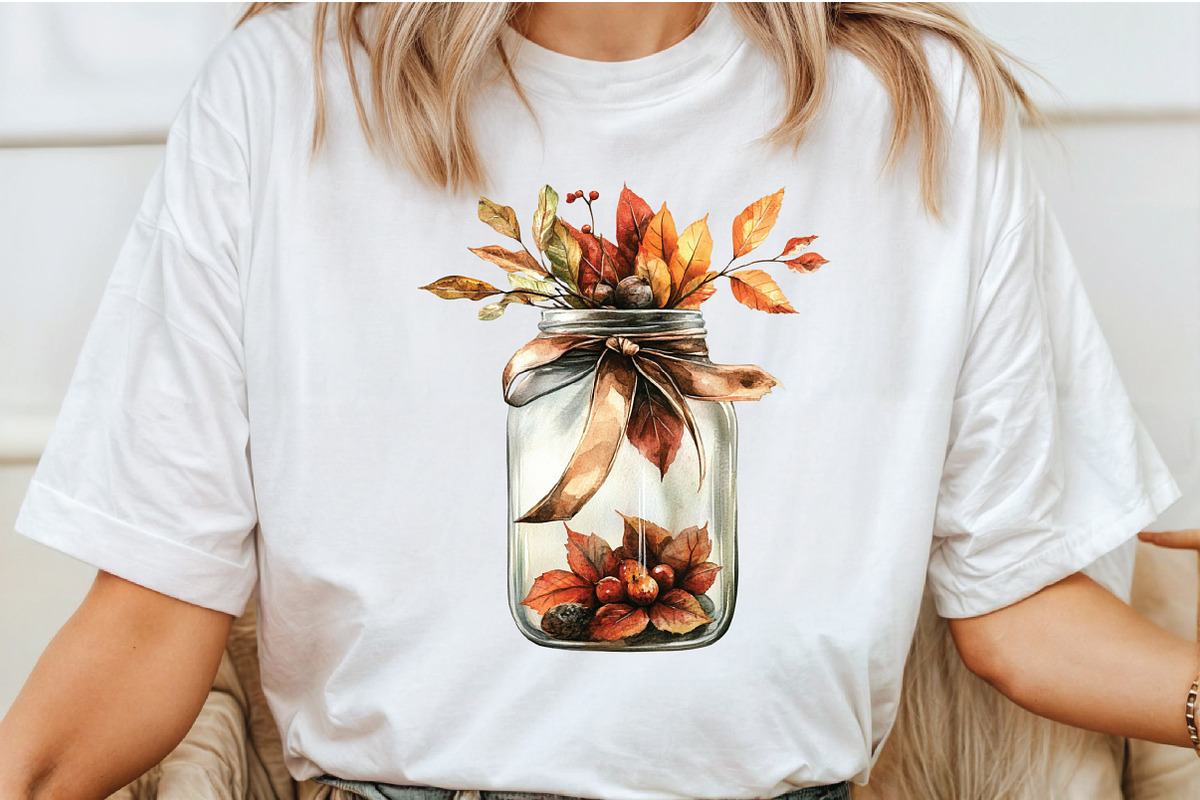 Watercolor Coastal Autumn Clipart, an Illustration by Libby Wishes (Photo 6 of 9)