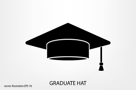 GRADUATE HAT, an Icon by 007NATALIIA