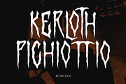 Lartzor Horror Display Font, a Handwritten Font by Maulana Creative (Thumbnail 3 of 7)