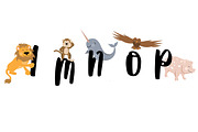 Animal alphabet poster, an Animal Illustration by land art (Thumbnail 7 of 9)