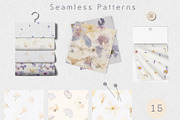 Hana Washi Seamless paper Flower PNG, a Pattern Graphic by mila_leev (Thumbnail 2 of 23)
