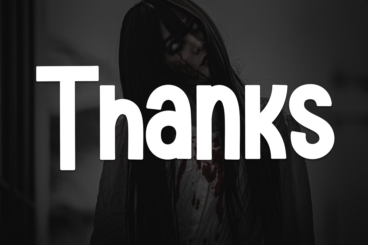 Spooky Girls | Script Font, a Script Font by Scratchones (Photo 9 of 9)