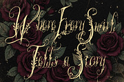 Wanderin Autumn Artisan Floral font, a Script Font by HypeWorksCo (Thumbnail 15 of 28)