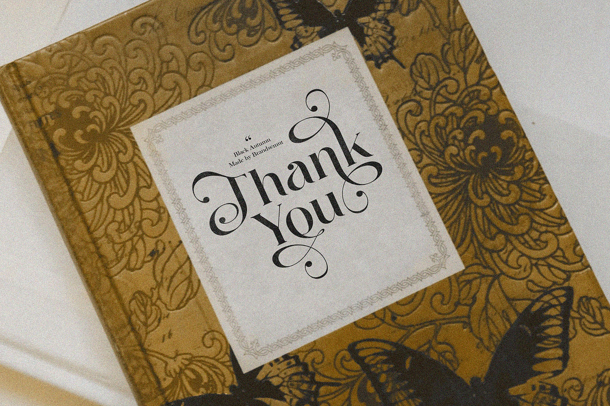 Black Autumn || Decorative Serif, a Serif Font by BrandSemut (Photo 15 of 15)