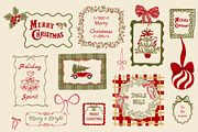 Vintage Christmas clipart & posters, an Object Graphic by Tani Kuzminka (Thumbnail 10 of 13)