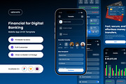 Adave - Fintech & Banking App UI Kit, an App Template by twinstd (Thumbnail 1 of 5)