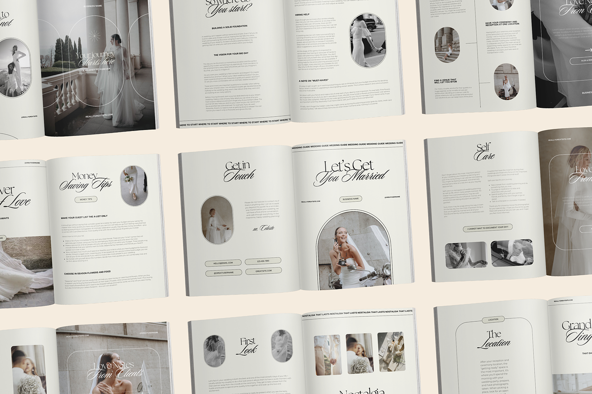 Wedding Photography Client Guide, a Marketing Template by Branding Babe Co. (Photo 2 of 9)