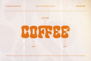 Kalamaya Retro Funk Business Font