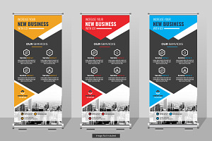 Business Roll-up Banner, a Print Template by Tanuart