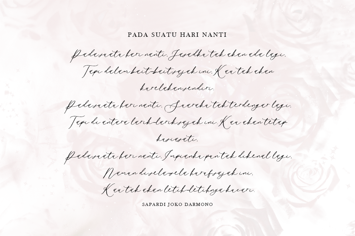 Anolia Mathew, a Script Font by artism_design (Photo 6 of 7)