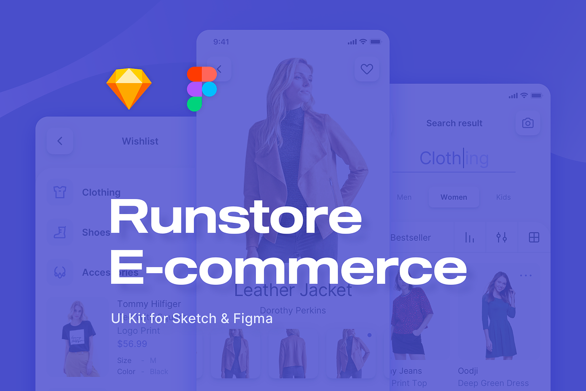 Runstore E-commerce UI Kit, an UI Kit Template by Singlayn (Photo 1 of 8)