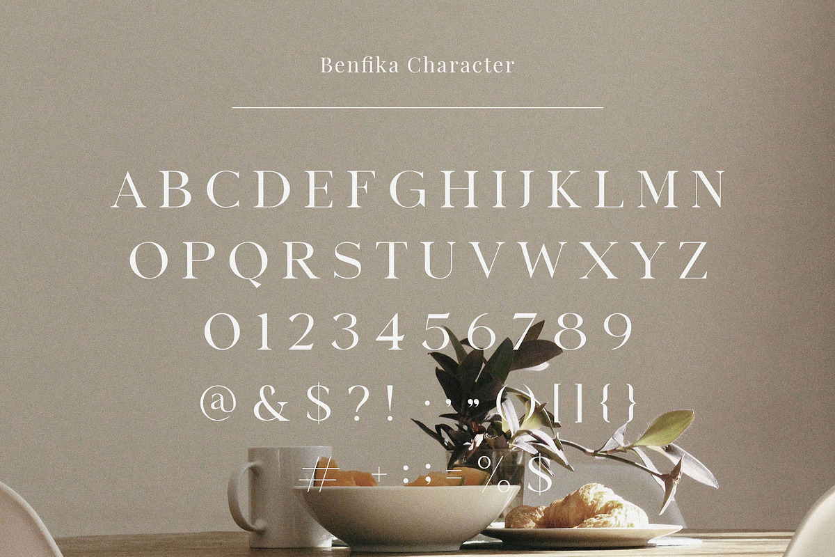 Benfika - Modern Stylish Serif, a Serif Font by TypeLogue (Photo 4 of 5)