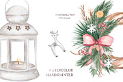 Watercolor Christmas Holidays, a Seasonal Illustration by MayaNavits (Thumbnail 13 of 16)