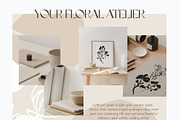 Artistic Abstract Floral Line Art, an Illustration by Laras Wonderland (Thumbnail 5 of 9)