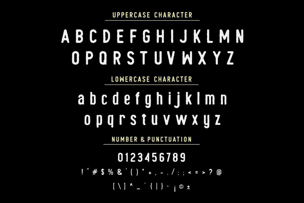 Mohica Font preview 5