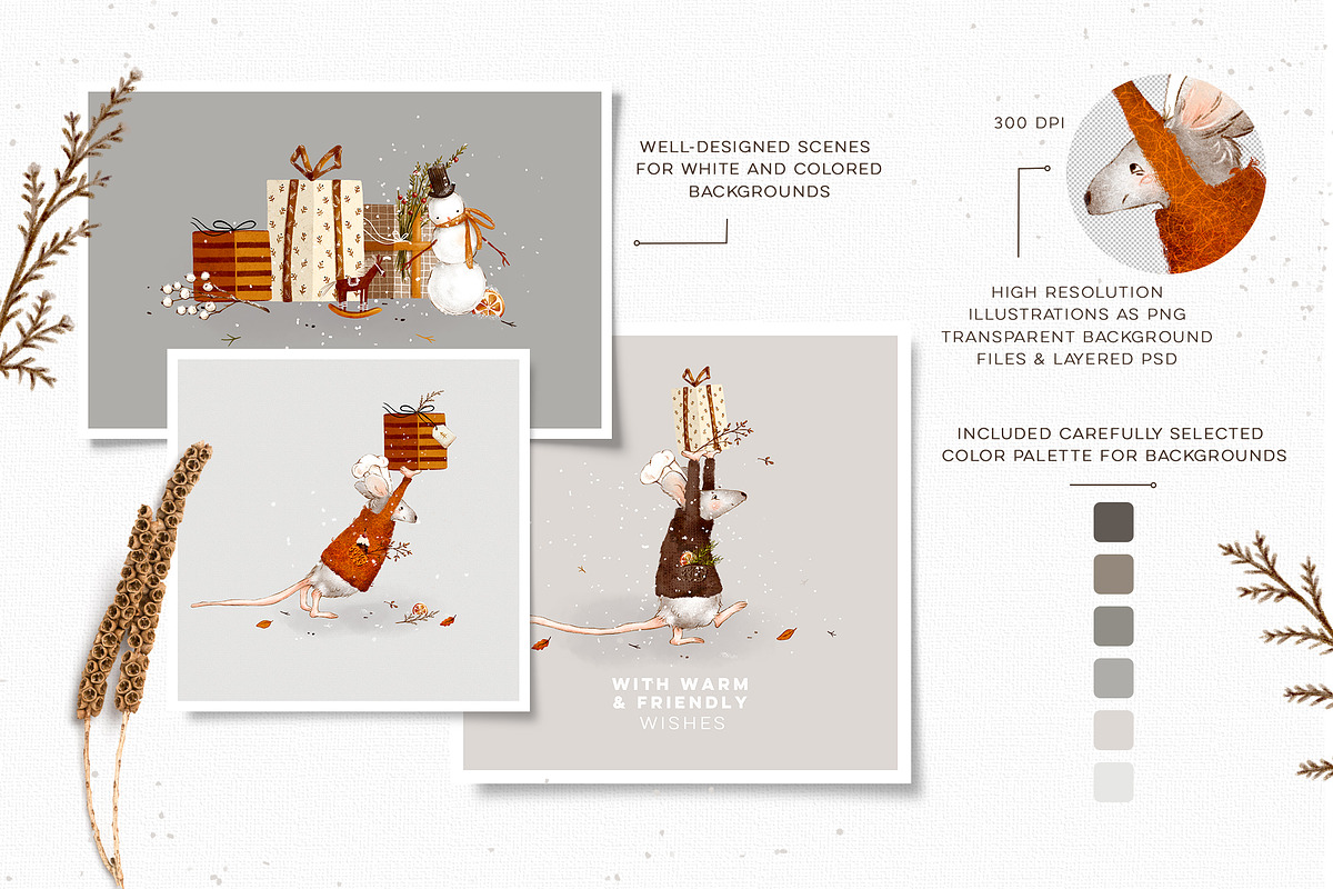 Forest Animals Celebration, an Animal Illustration by TL Design (Photo 5 of 8)