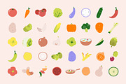 Vegetables icon set, an Icon by Marinastu (Thumbnail 4 of 4)