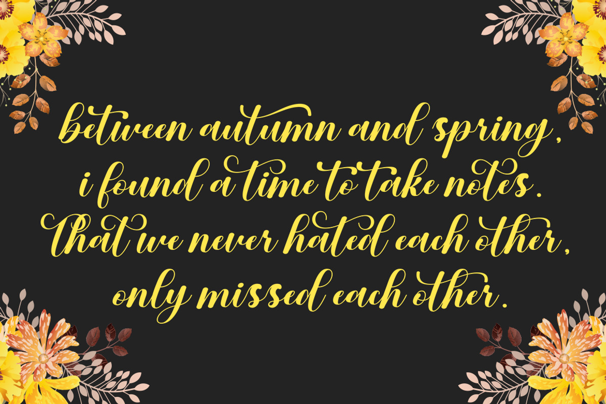 Spring Hearts, a Script Font by Rotterlab Studio (Photo 2 of 7)