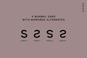 Reflected - Sans W Mirrored Glyphs