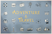 100 Hand Drawn Elements -Adventure-, an Animal Illustration by Michael Rayback Design (Thumbnail 1 of 5)