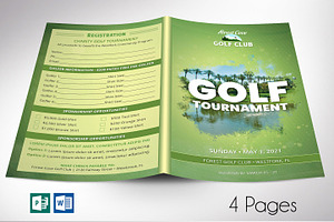 Golf Tournament Bi-fold Brochure