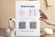 Editable Scan to Pay Canva Template, a Business Card Template by Digital By Nikoleta (Thumbnail 8 of 8)
