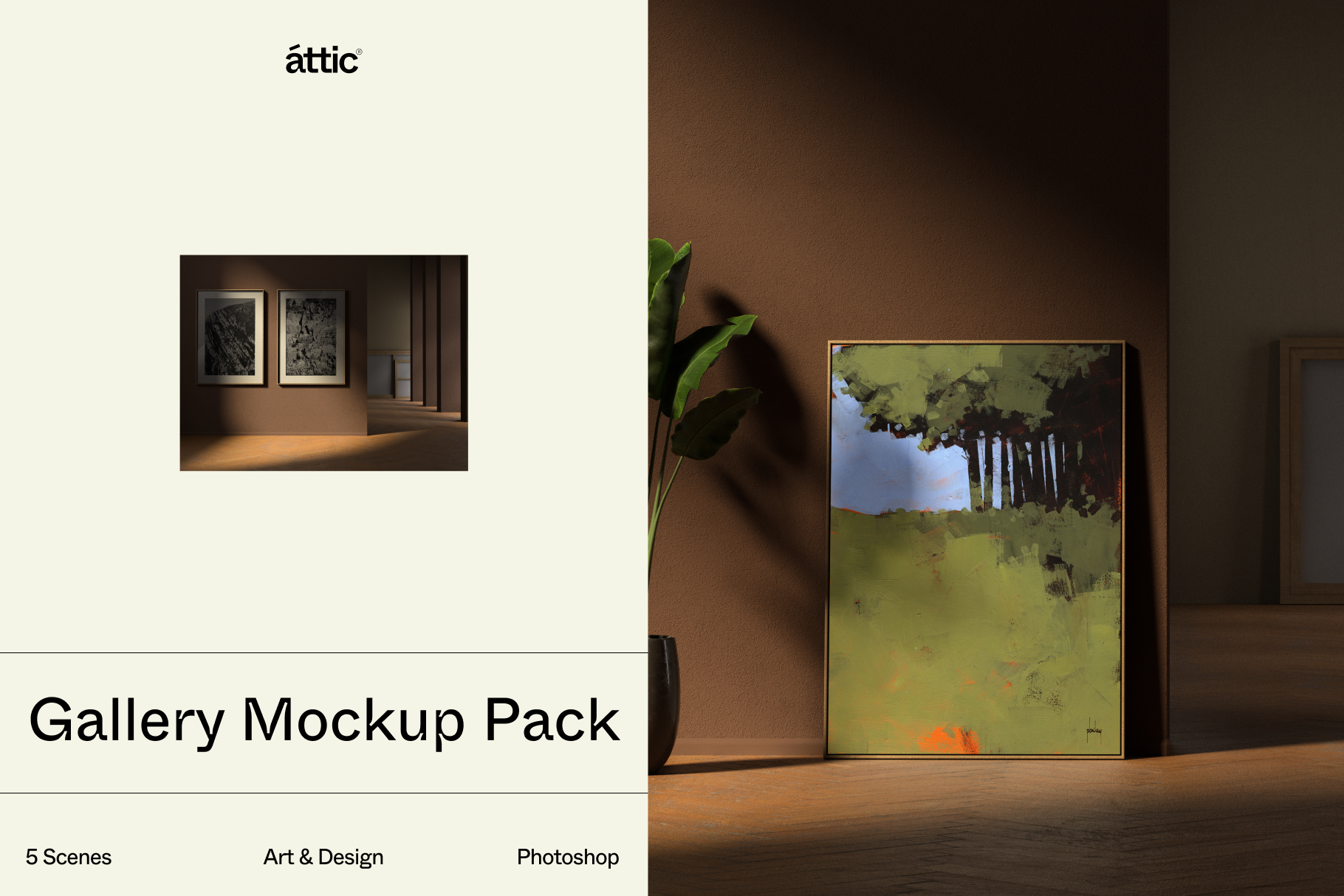Gallery Mockup Pack by Made by Attic  Creative Market