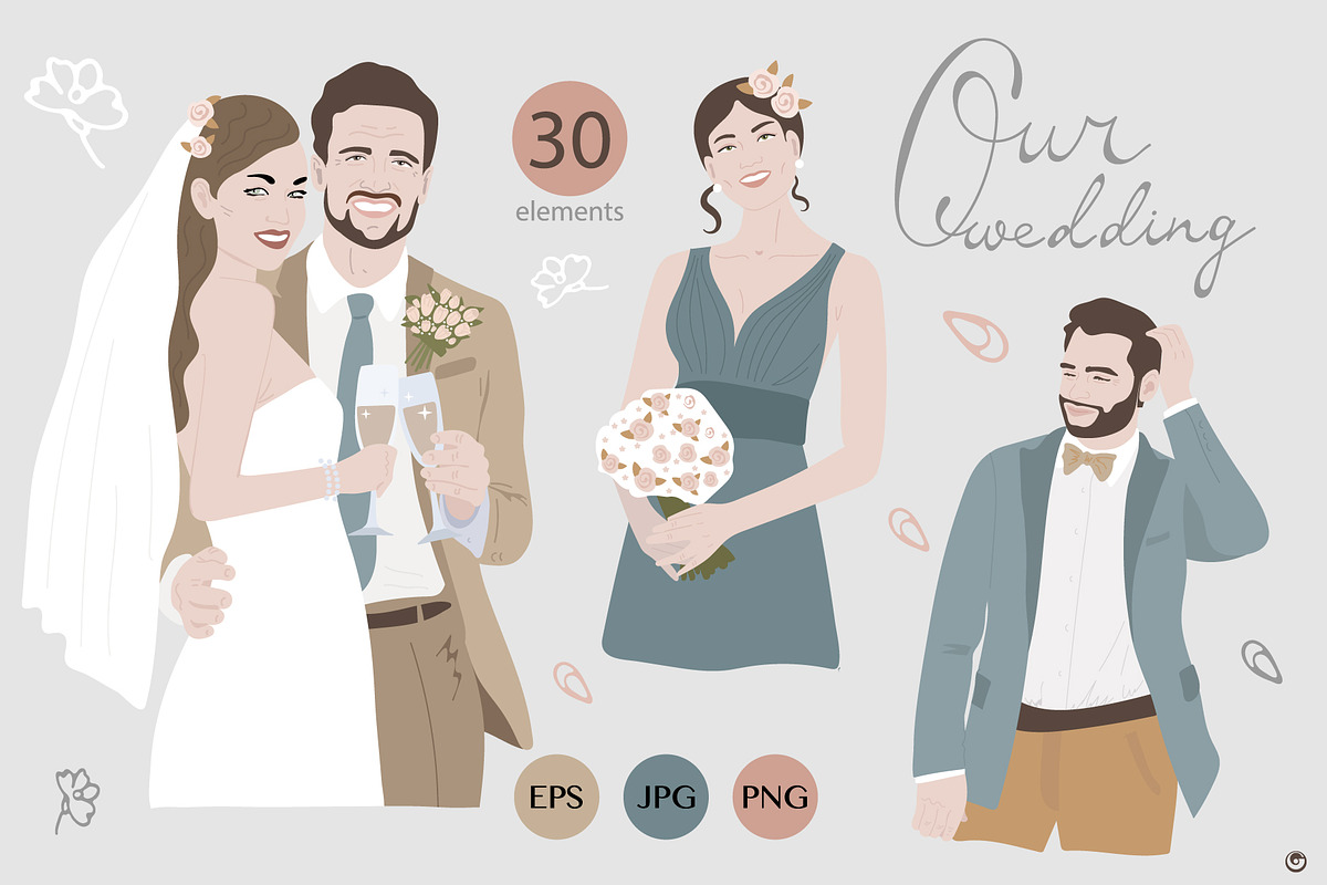 Our wedding, a Person Illustration by Olillia (Photo 1 of 4)