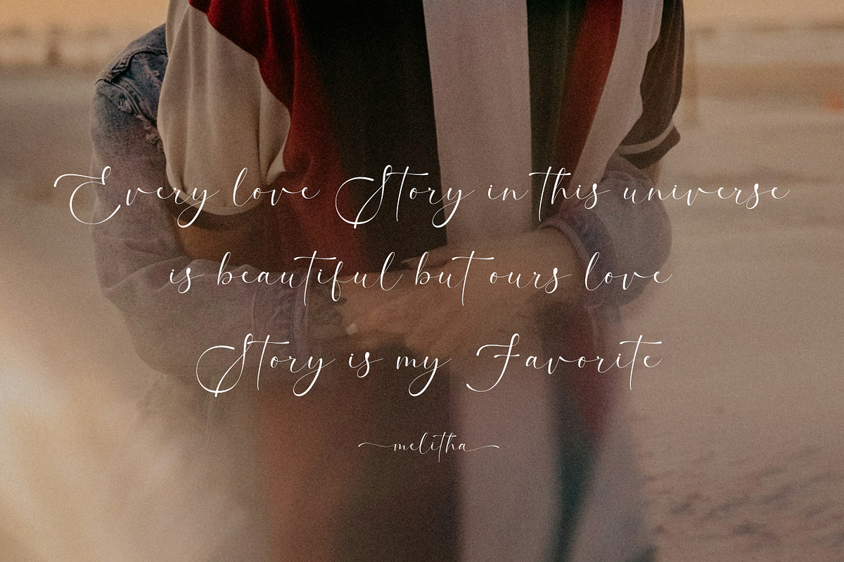 Sanitharie – Modern Script, a Script Font by Imiftype Studio (Photo 9 of 10)